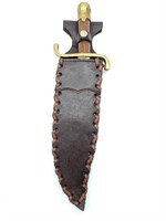 16" Texas Bowie Knife and Sheath - Stainless