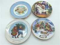 Christmas Plates Set 1977-78, 1980-1982,