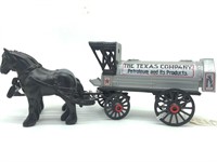 Amco Texas Oil Company Horse and Tank Wagon Bank