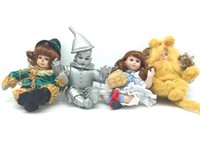 (4) Wizard of Oz Porcelain Figurines