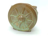 Ceramic Wagon Wheel 3.75" Tall