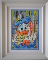 Attributed to Warhol Original Donald Duck