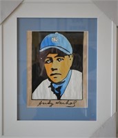 Attributed to Andy Warhol Original Babe Ruth