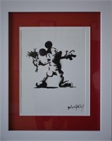 Attributed to Banksy Original Mickey