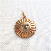 10K Gold Sun Charm from Bermuda