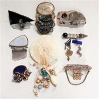 8 Brooches from Sand Dollar to Stone