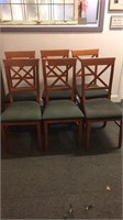 Set of 6 Modern MCM Style Chairs