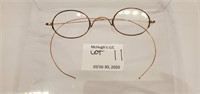 Antique Wire Rimmed 14K Gold Eye Glasses