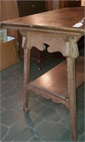 Antique Oak Arts & Crafts Library Table