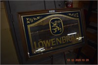 Framed Lowenbrau Mirror