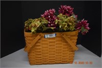 Longaberger Basket & Flowers