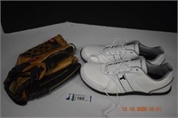 Rawlings Baseball Glove & True Linkswear Shoes