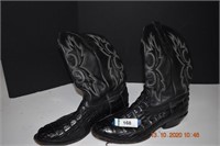 Men's Black Cowboy Boots Size 12 D
