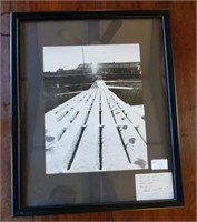 Black & White Framed Alaska Cannery Photograph