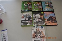 Seven XBOX, Play Station & WII Games