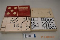 Two Sets of Vintage Dominoes