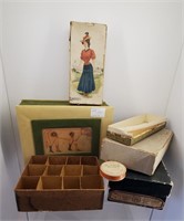 Lot of Antique & Vintage Boxes