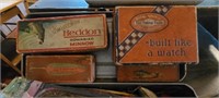 Vintage Fishing Tackle Box Lures Reel