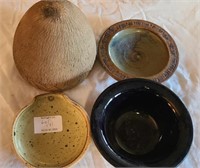 Stoneware Studio Art Pottery Handmade Bowls