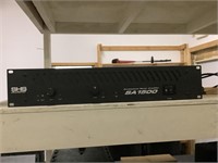 SHS Audio SA1500 power amplifier