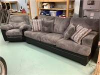 Sofa and recliner