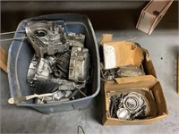 Assorted motorcycle parts