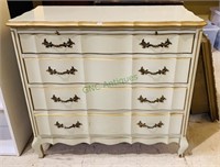 Small size dresser, French provincial four drawer
