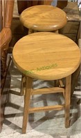 Two small size barstools, not an exact match one