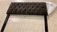 Full size headboard, brown tufted velvet Valore