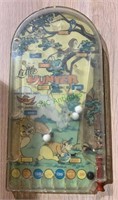 Vintage little hunter pinball machine, with a