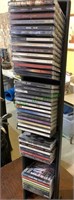 Storage rack with 44 music CDs (1322)