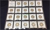 19 Roosevelt proof dimes, 1968S//1987S.(1178)