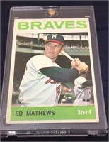 1964 Topps, Eddie Matthews card number 35.(1178)