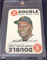 1968 topps game, Roberto Clemente card number