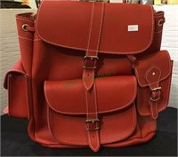 Grafea handbag, Red hot red GRAFEA leather