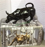 Wall street bull, replica model of the Wall