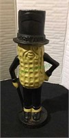 Coin bank, Mr. Peanut coin bank, 7 1/2 inches