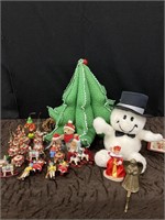 Cloth Christmas Tree, Drummer Ornaments, Angel