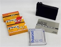Polaroid Film Back with manual