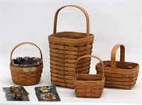 (4) Longaberger baskets including Discovery