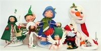 (8) Annalee Dolls -- Holiday themed
