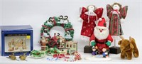 asstd Christmas decorations - angels, Santa,