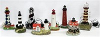 (8) lighthouses, most electric, one battery;