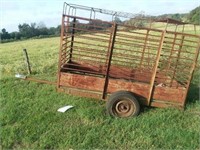 Shop Built Bumper Pull Livestock Trailer