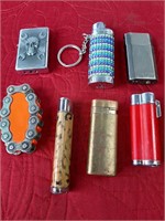 LOT OF VARIOUS LIGHTER CASES