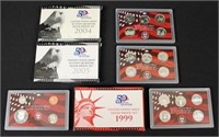 US Mint Silver 1999 & Two Silver Quarter Proof Set