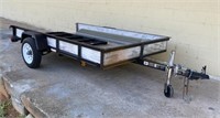 5' X 8" Tilting Utility Trailer with 38 1/2" Ramp