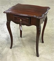 French Country Style Mahogany Lamp Table