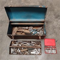 Toolbox with Assortment of Tools