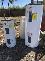3 used elec water heaters, 30,40&80 gal (all work)